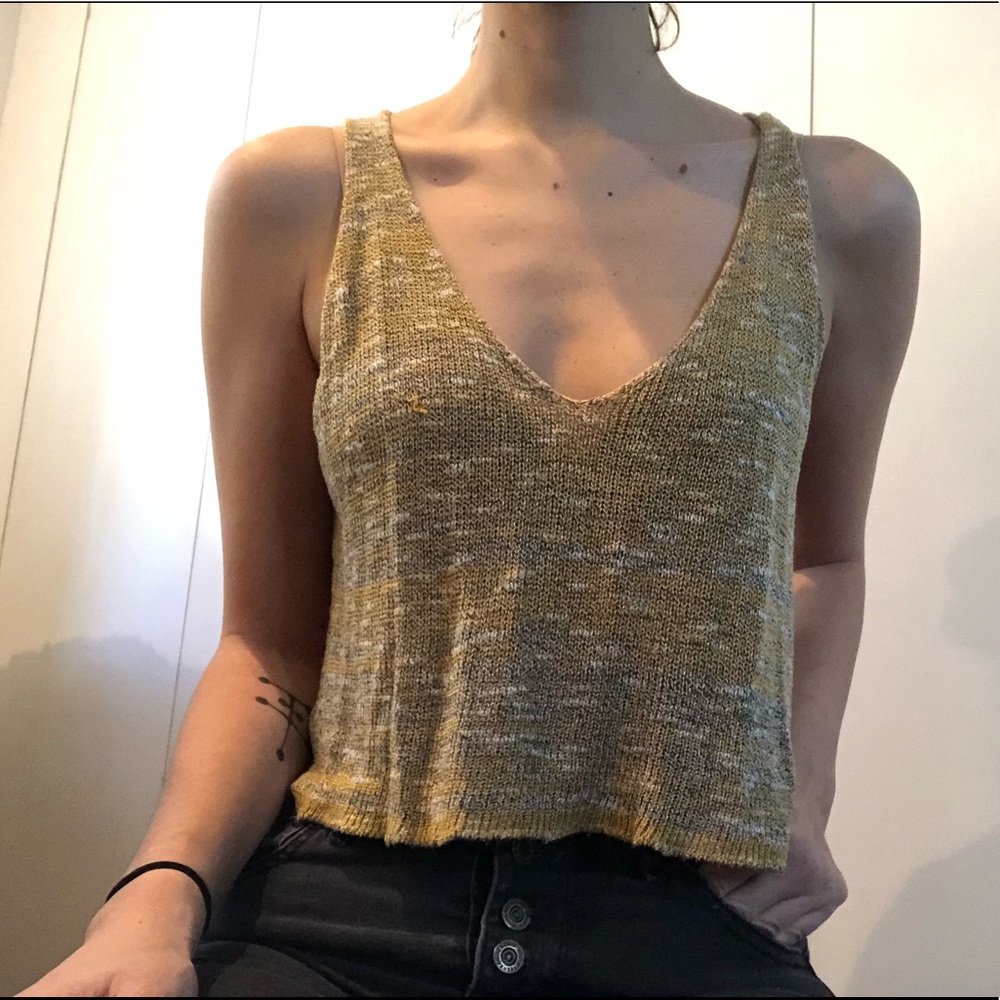 Knit tank top